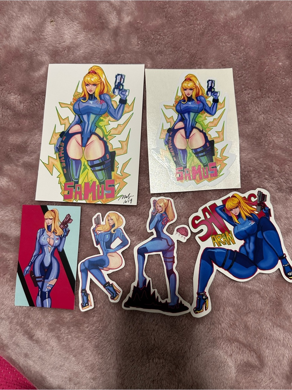 Nintendo Samus implied lewd fan art